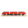 Train postal en bois Bigjigs - 5 pcs.