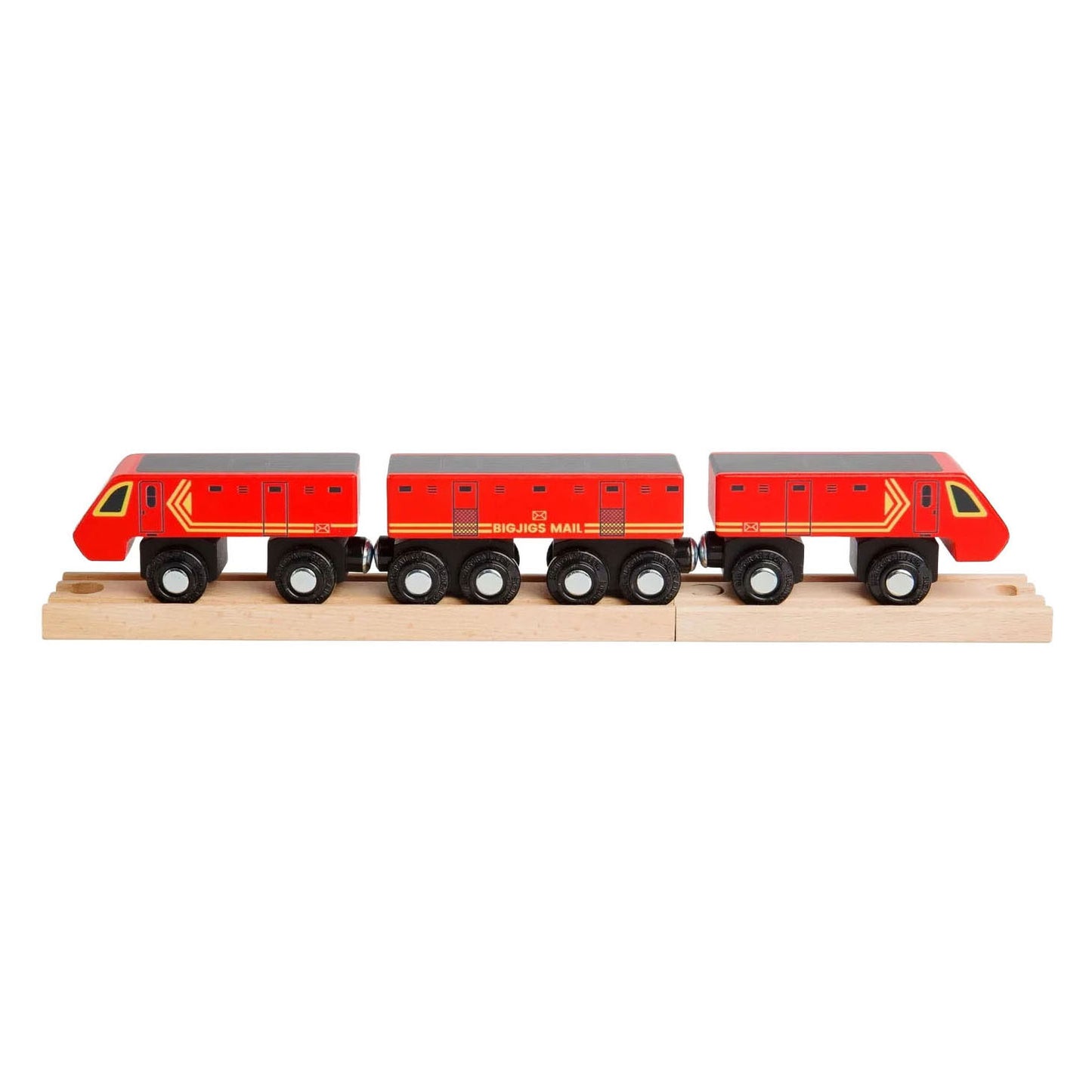 Train postal en bois Bigjigs - 5 pcs.
