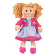Poupée en tissu Bigjigs Maggie - 35cm