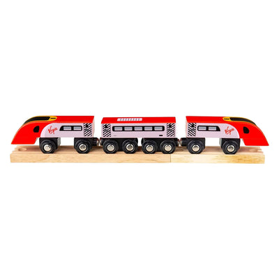 Pendolino vierge de train en bois Bigjigs - 5 pcs.