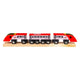 Pendolino vierge de train en bois Bigjigs - 5 pcs.