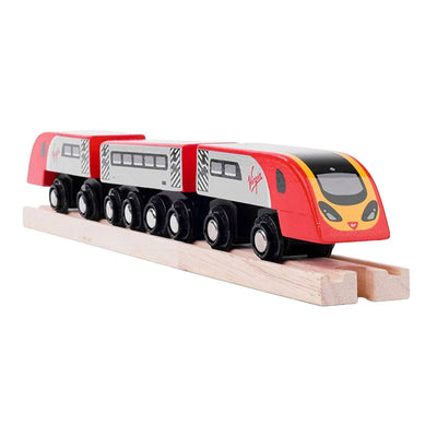 Pendolino vierge de train en bois Bigjigs - 5 pcs.