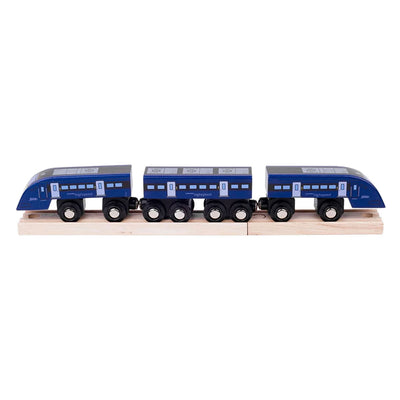 Train à grande vitesse en bois Bigjigs 1 - 5 pcs.