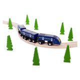 Train à grande vitesse en bois Bigjigs 1 - 5 pcs. - afbeelding 3