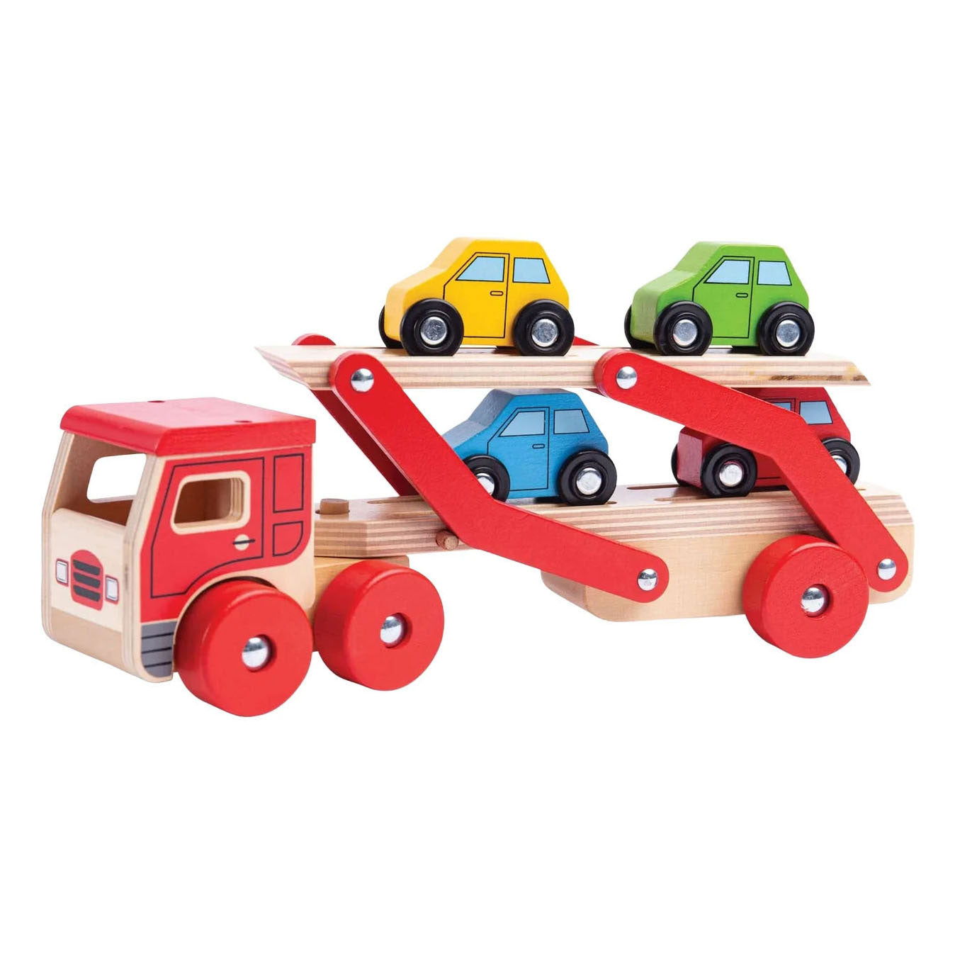 Camion voiture en bois Bigjigs