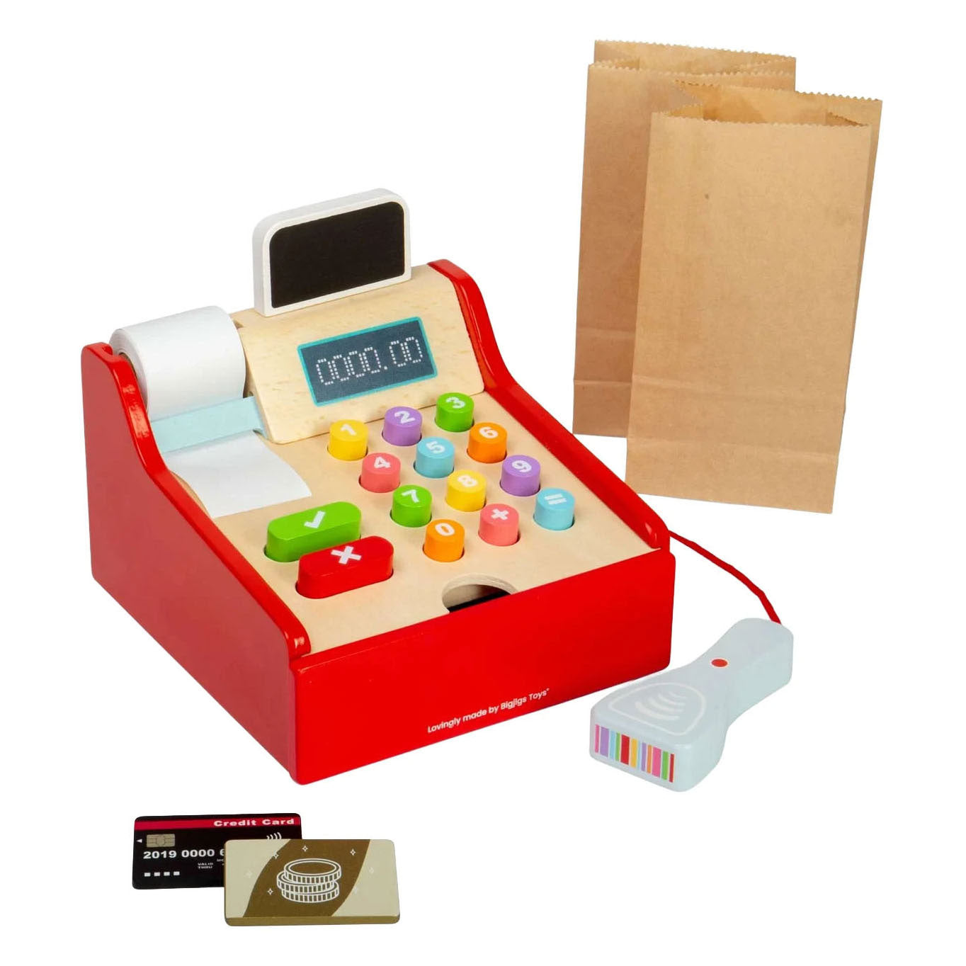 Caisse enregistreuse en bois Bigjigs