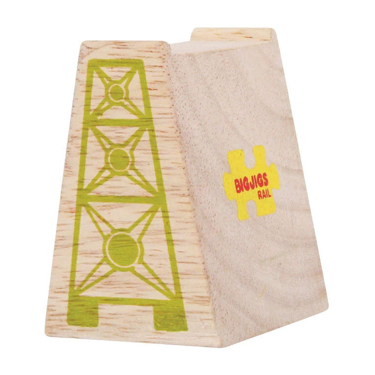 Rails en bois Bigjigs - piliers de pont - 4 pcs.