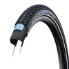 Schwalbe marathon plus tour - filaire - addix e - smart dualguard - 28x1,75 - noir + reflex