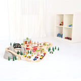 Bigjigs en bois en bois Alpes, 112dlg. - afbeelding 3