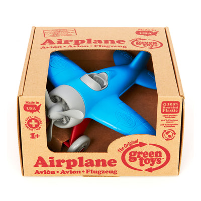 Toys verts en avion en plastique recyclé