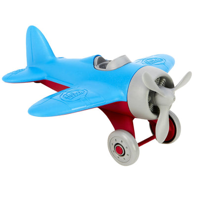 Toys verts en avion en plastique recyclé