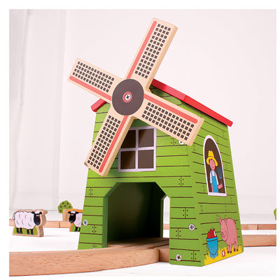 Bigjigs en bois Windmolen