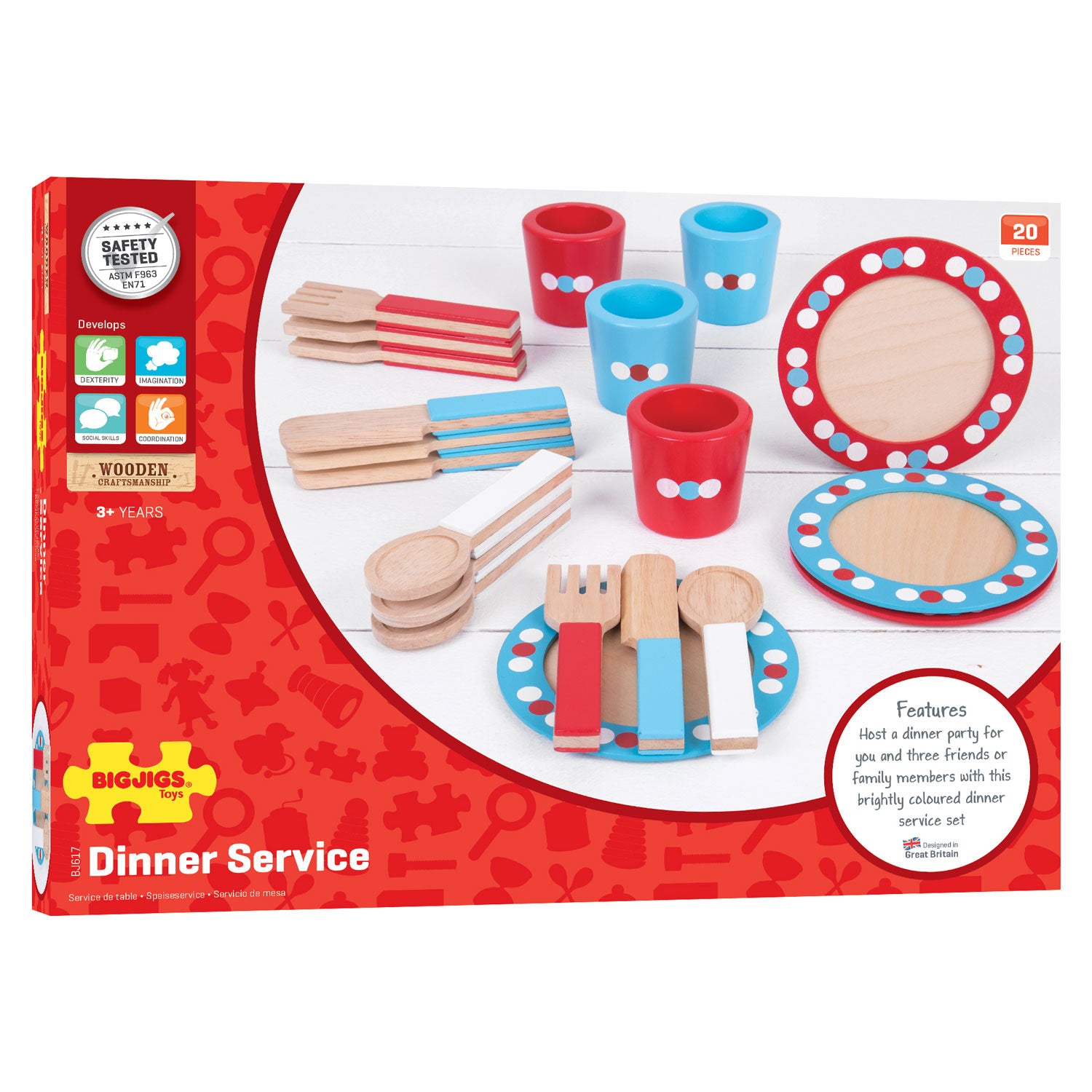 Service en bois de BigJigs