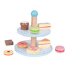 Bigjigs en bois etagere avec des gâteaux