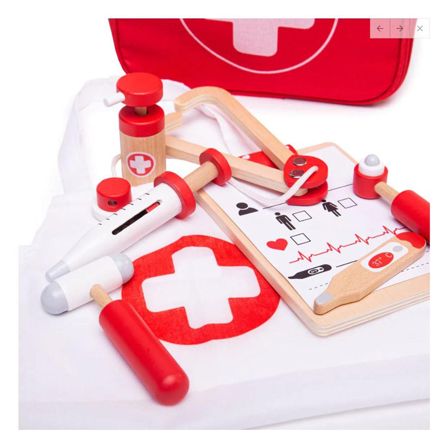 Ensemble de doctorants en bois bigjigs