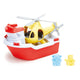 Toys Green Toys Rescue Boat avec hélicoptère