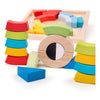 Bigjigs Arches en bois et blocs de construction du triangle