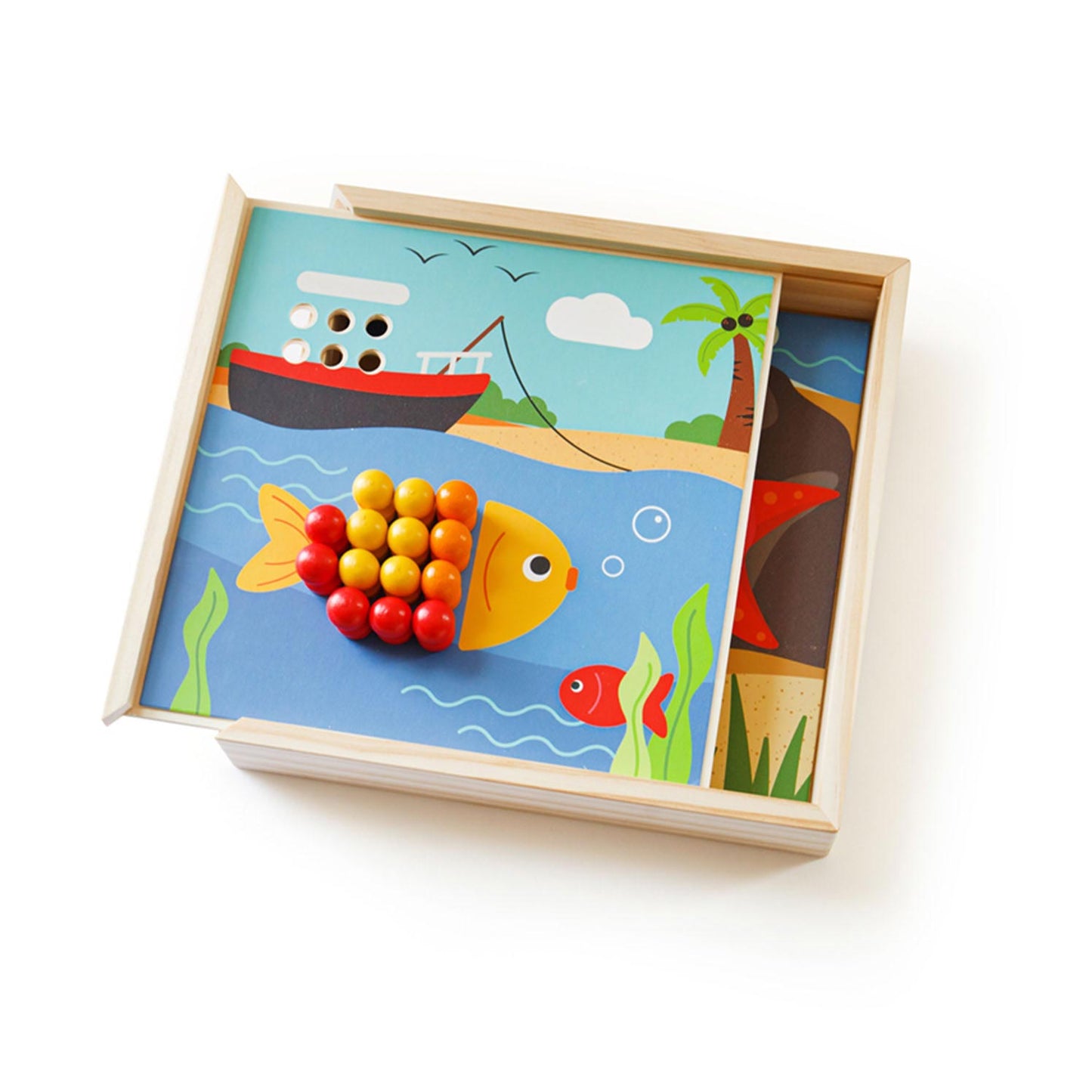 Bigjigs wooden instreekmozaiek gibier mer