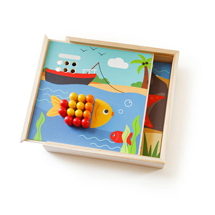 Bigjigs wooden instreekmozaiek gibier mer