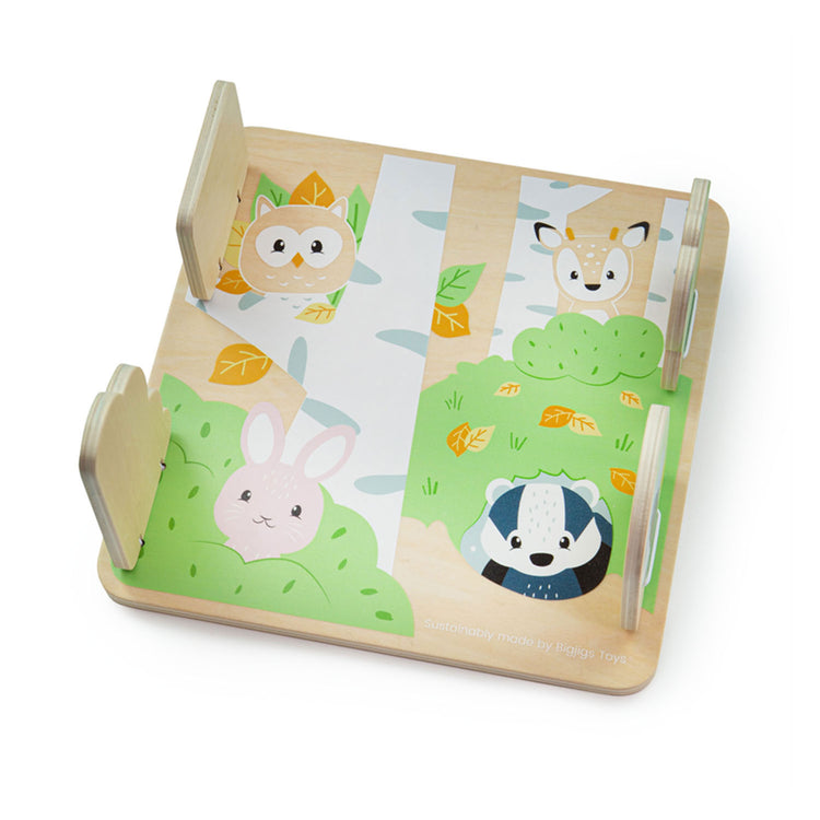 Bigjigs Woodland Woodden Hide and Recherchez Puzzle