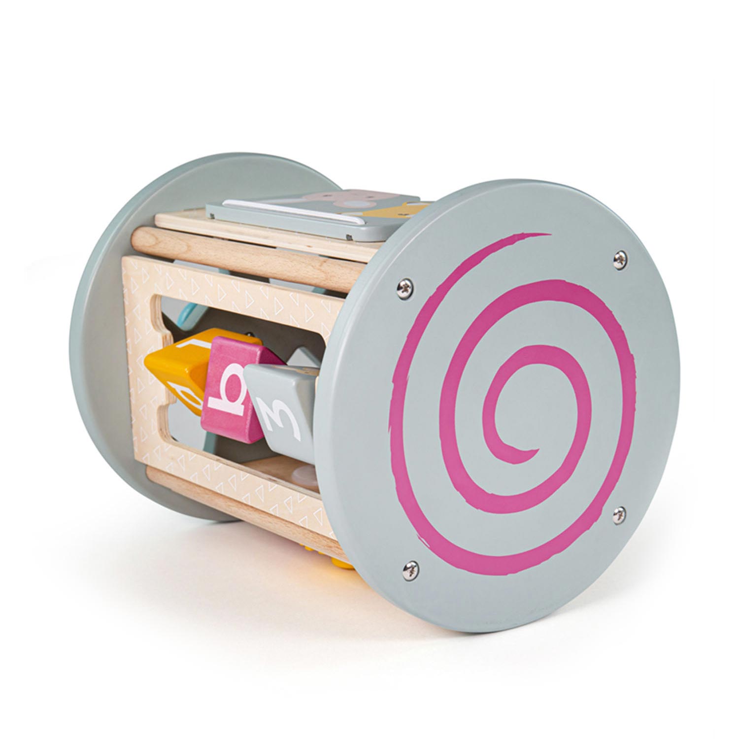 Bigjigs Rolling Activity Box et Share Ragasage du bois, 5dlg.