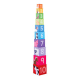 Bigjigs Farm Stack Tower, 10dlg. - afbeelding 1