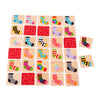 BigJigs Wooden Memo Game Colored Choques, 32dlg.