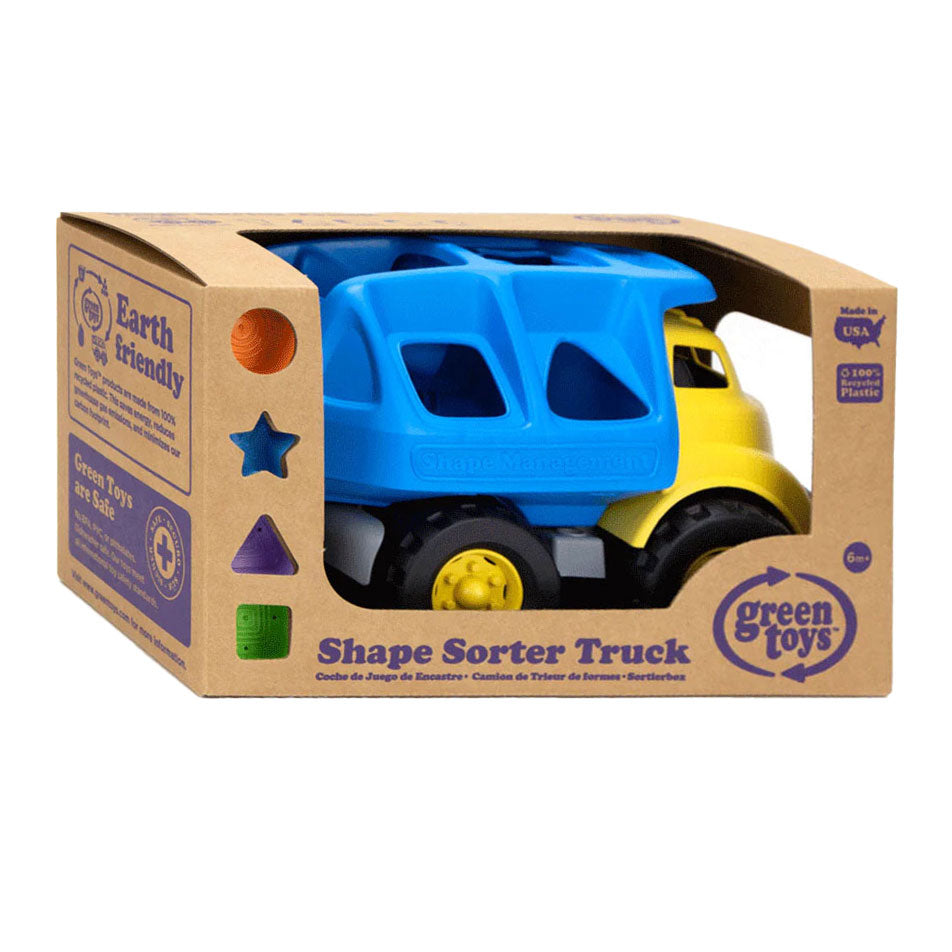 Forme de tri de camion de forme de camion vert