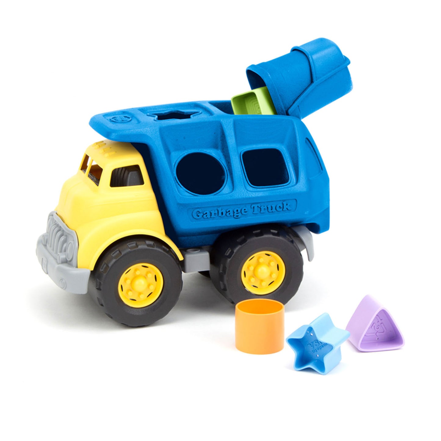Forme de tri de camion de forme de camion vert