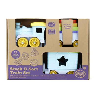 Toys Green Green Toys Stapel et Tur Train, 12dlg.