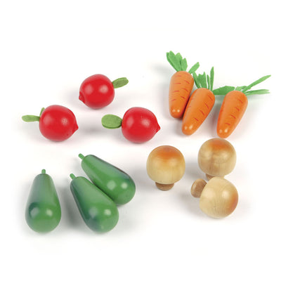 Légumes d'hiver en bois Tidlo dans une caisse