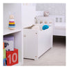 Tidlo Wooden Toy Box blanc
