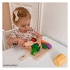 Tidlo Wooden Cusinet Vegetables Play Set, 20dlg.