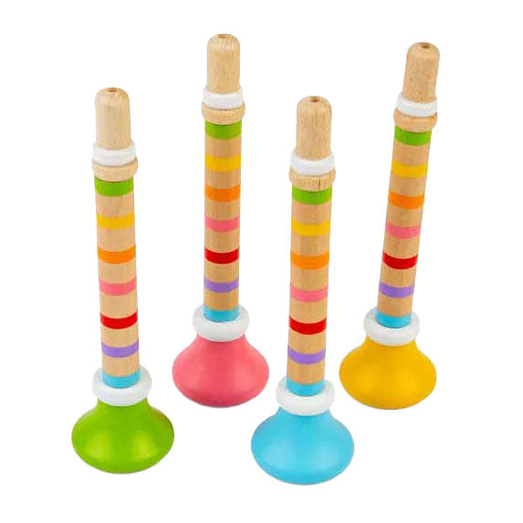 Bigjigs Trumpet de couleur en bois