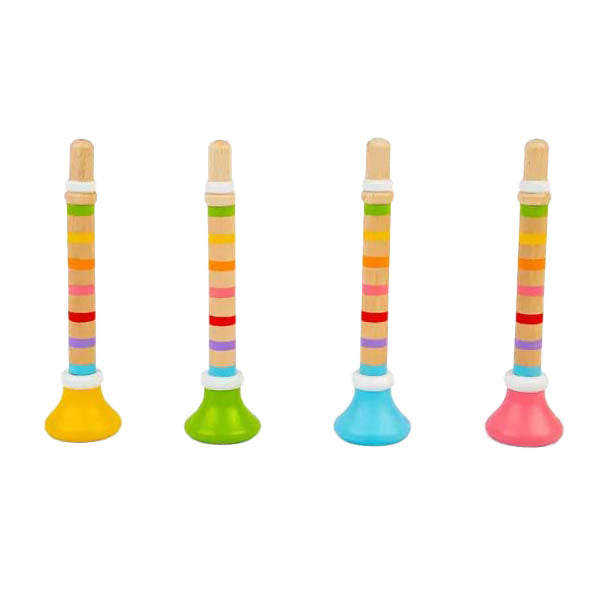 Bigjigs Trumpet de couleur en bois