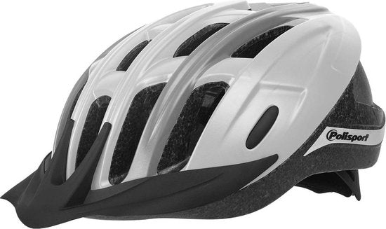 Polisport Ride en casque de vélo L 58-62 cm Gray blanc