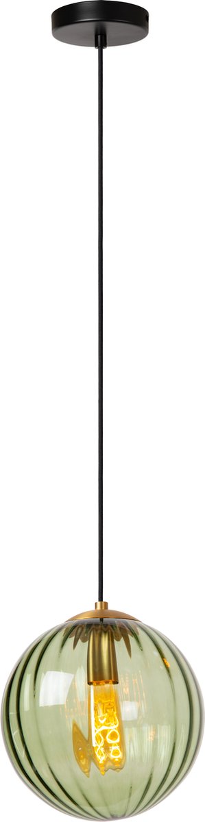 Lucide monsaraz - lampe suspendue - ø 25 cm - 1xe27 - vert