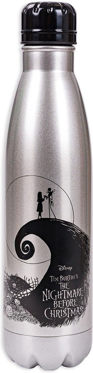 Bouteille de boisson en métal L'Étrange Noël de Monsieur Jack (silhouette)