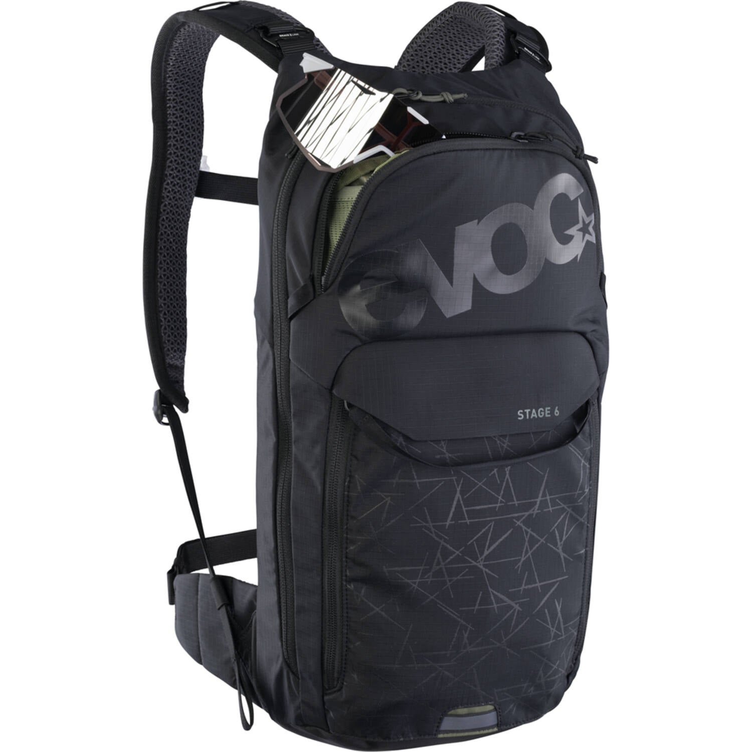 Evoc - étape 6 incl. poche d'hydratation 2 noire 6l