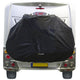 DS couvre la couverture du transporteur de vélo avec dangerBorde Holder Black