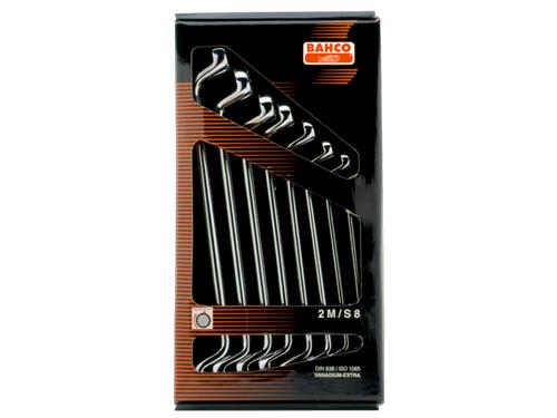 Jeu de clés polygonales Bahco 6x7 20x22 8 pièces (u)