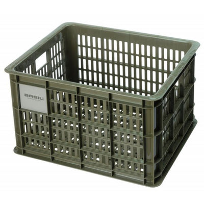 Basil fietskrat m - moyen - 29,5 litres - vert