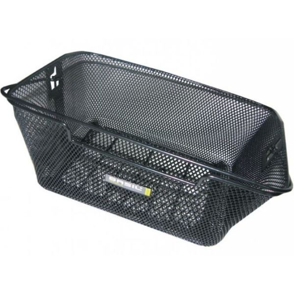 Basil Capri - panier à vélo - arrière - noir