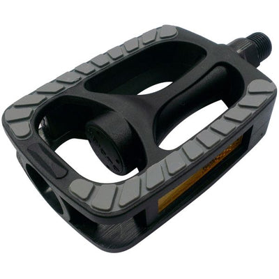 Marwi Pedal set SP-813 PP avec incrustation antidérapante grise noire (emballage d'atelier)