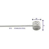Câbles intérieurs de frein Elvedes 2250mm inox Slick Ø1.5mm T-nipple (100 pièces) - afbeelding 2