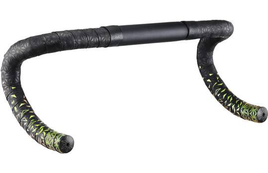Supacaz - ruban de guidon super collant kush star fade réfracteur vert émeraude