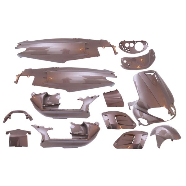 Edge Stocking Runner jusqu'à l'année de construction 08-2005 15 pièces Audi Brown Metallic