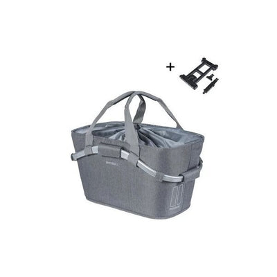 Basil Mand arrière 2day mik 22l Grey Maxe 20x38x17cm