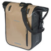 Basil sac de vélo simple rivo m bâche mik 12-15l 14 x 25 x 38 cm - sable noir
