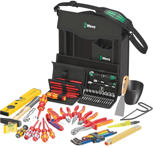 Wera 2go e 1 jeu d'outils électronique